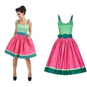 Watermelon swing dress